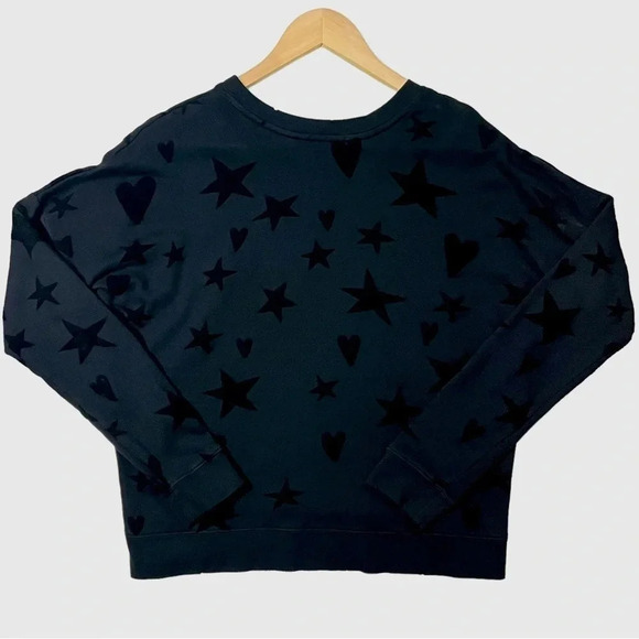 Rails Marlo Hearts Stars Side-Zip Pullover Sweatshirt - Picture 6 of 6